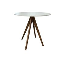 Conjunto Mesa Redonda Com 4 Cadeiras Dobráveis Castanho - 5