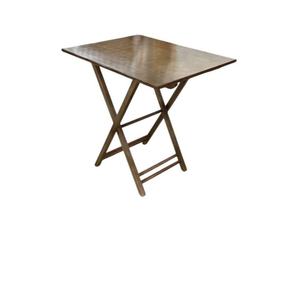 Conjunto Dobrável Com Mesa E 4 Cadeiras Castanho - 5