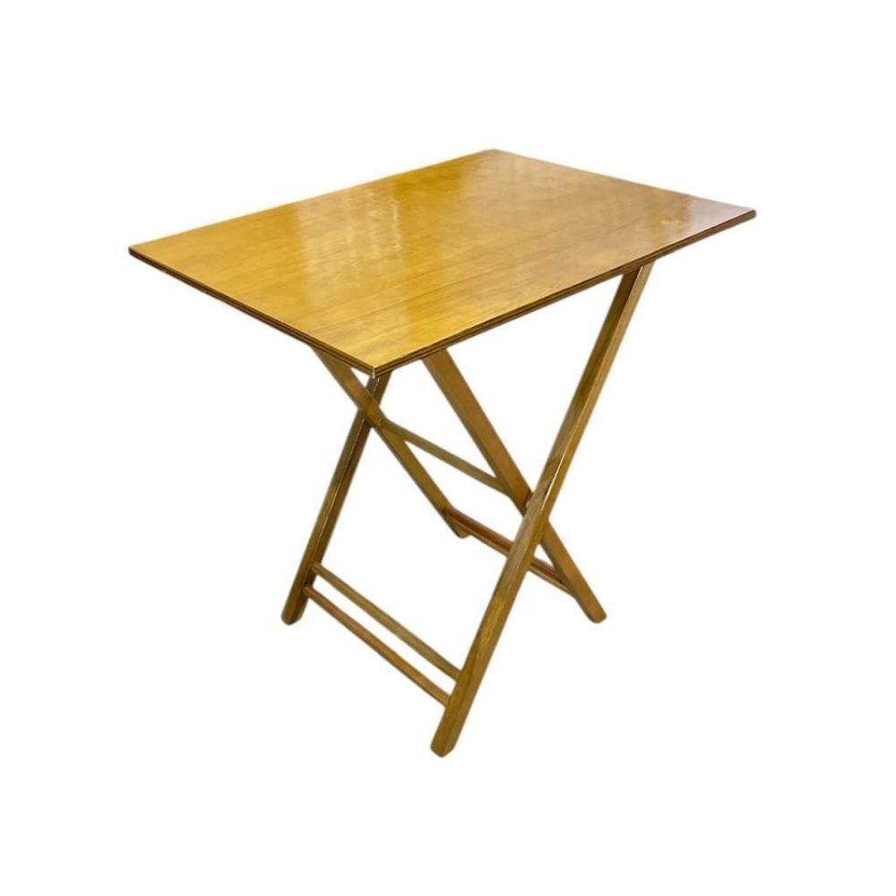 Conjunto Dobrável Com Mesa De Madeira E 4 Cadeiras Com Corda Náutica Mel - 3