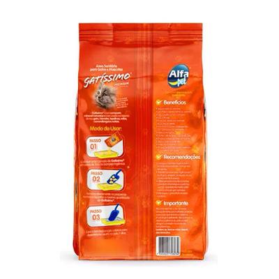 Kit 5 Areia Para Gato Gatissimo 4kg