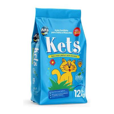 Areia Para Gato Kets 12kg