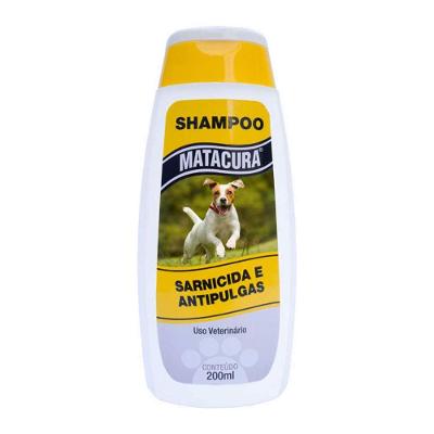 Shampoo Sarnicida Para Controle De Pulgas E Tratamento Da Sarna Em Cães De Todas As Idades Matacura