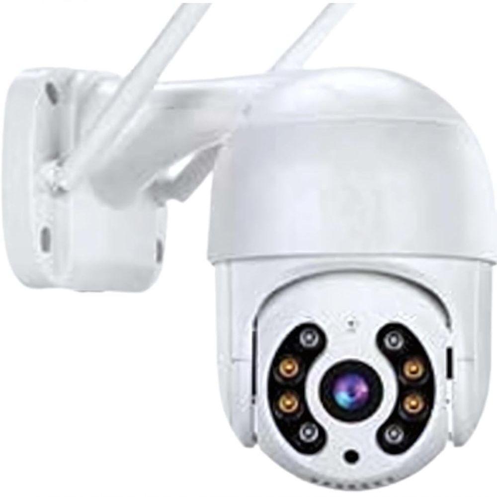 Câmera Externa A8 Inteligente Segurança Wi-fi, Controle Celular, Zoom 4x, Gravação Nuvem Ou Cartão - 1