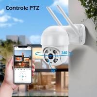 Câmera Externa A8 Inteligente Segurança Wi-fi, Controle Celular, Zoom 4x, Gravação Nuvem Ou Cartão - 2