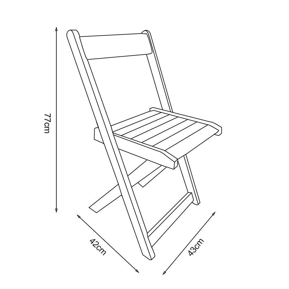 Kit 7 Mesas De Madeira Dobrável Preto 70x70 Com 4 Cadeiras Dobráveis Roxo - 4