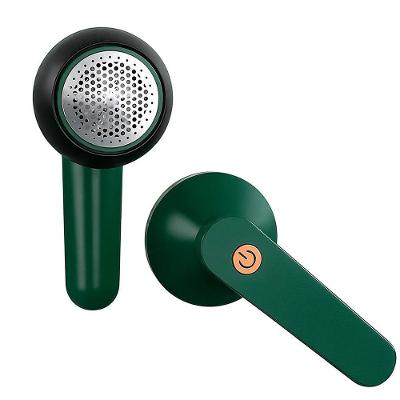 Removedor De Fiapos Portátil Recarregável 6 Lâminas, 3 Velocidades, Display Led, Usb-c, Seguro P Papa Bolinha Verde