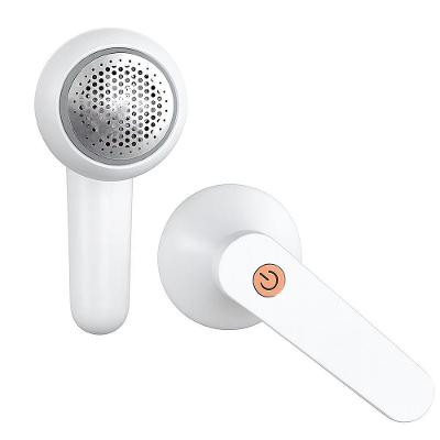 Removedor De Fiapos Portátil Recarregável 6 Lâminas, 3 Velocidades, Display Led, Usb-c, Seguro P Papa Bolinha Branco