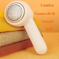 Removedor De Fiapos Portátil Recarregável 6 Lâminas, 3 Velocidades, Display Led, Usb-c, Seguro P Papa Bolinha Branco - 5