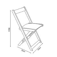 Conjunto De Mesa Dobrável De Madeira 70x70 Com 4 Cadeiras Preto Estofado Preto