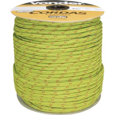 Corda Multifilamento Trançada 8,0mm 11,0kg 228 Metros Verde