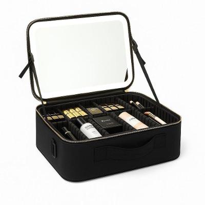 Maleta Maquiagem Profissional Espelho Led Viagem Make