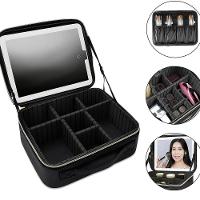 Maleta Maquiagem Profissional Espelho Led Viagem Make - 3