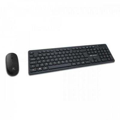 Kit Teclado + Mouse Sem Fio K-w20bk Preto C3tech
