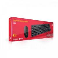 Kit Teclado + Mouse Sem Fio K-w20bk Preto C3tech - 4