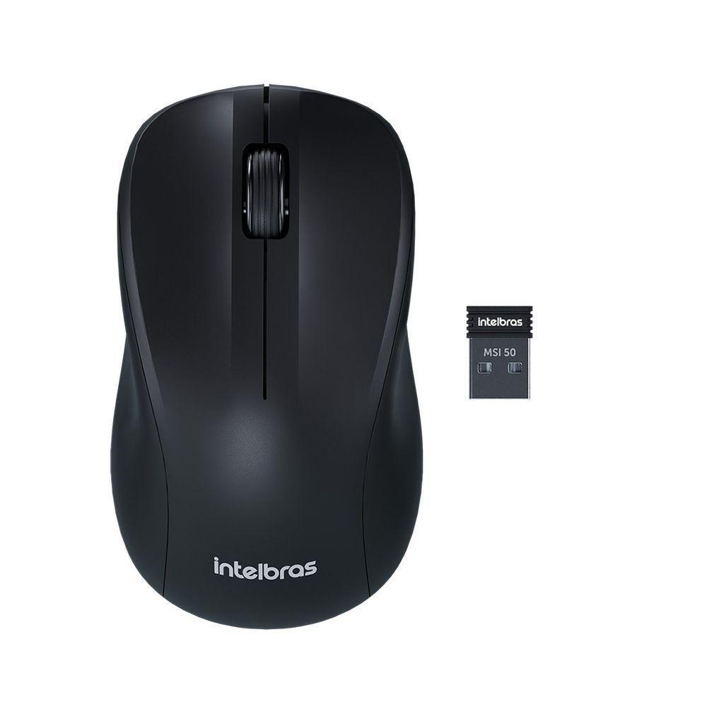 Teclado E Mouse Intelbras Csi50 - Sem Fio Preto - 2