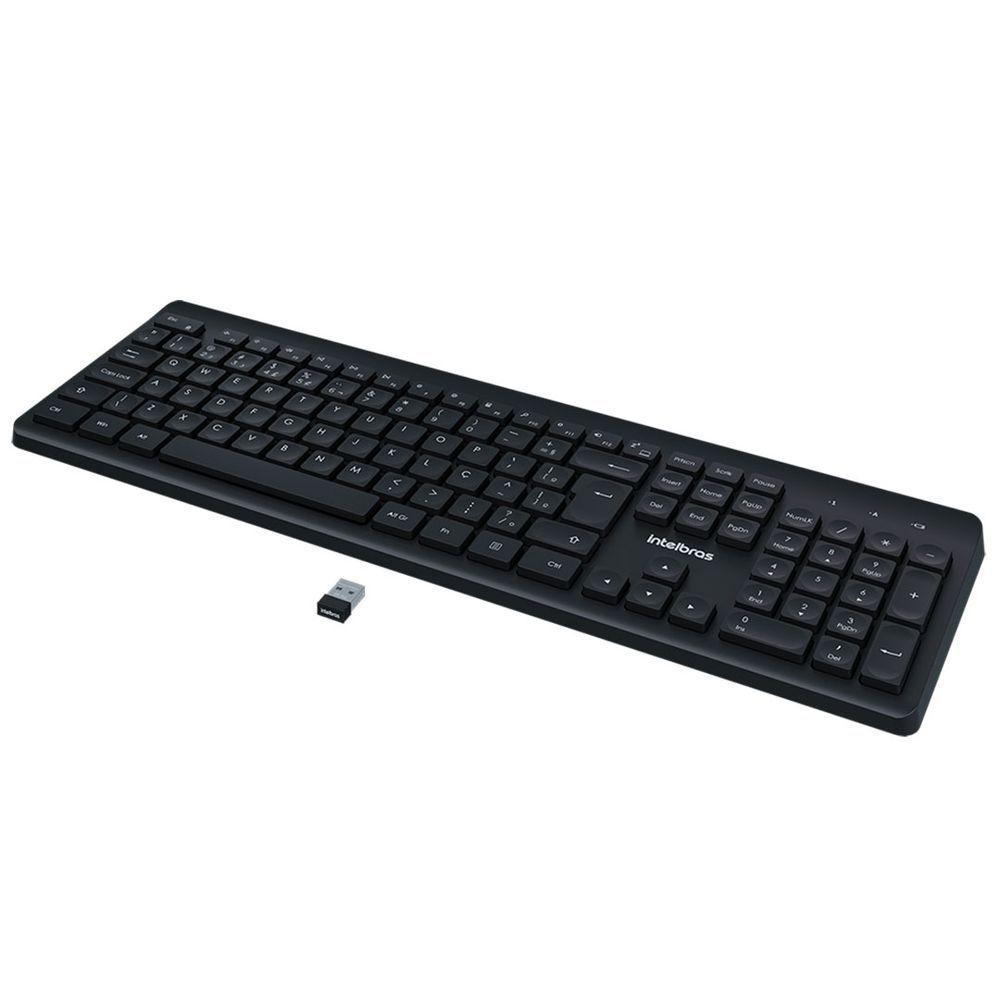 Teclado E Mouse Intelbras Csi50 - Sem Fio Preto - 3