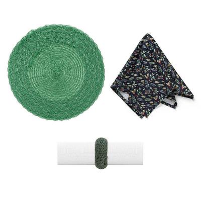Kit De Mesa Posta Copa E Cia 4 Lugares Starry/folhas Natalinas