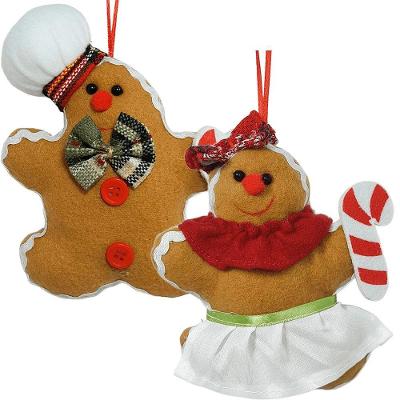 Bonecos Biscoito Ginger Pendente Enfeite Natalino 16cm 4pçs
