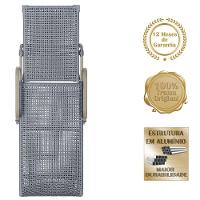 2 Espreguiçadeira Catar E 1 Mesa Garden Cor Fendi Prata - 3