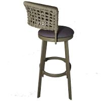 2 Banquetas Somália Em Alumínio E Corda Náutica Jardim Rami