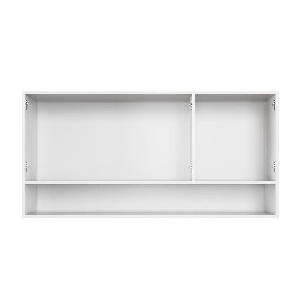 Armário Aéreo New 3 Portas Arte Móveis Branco - 5