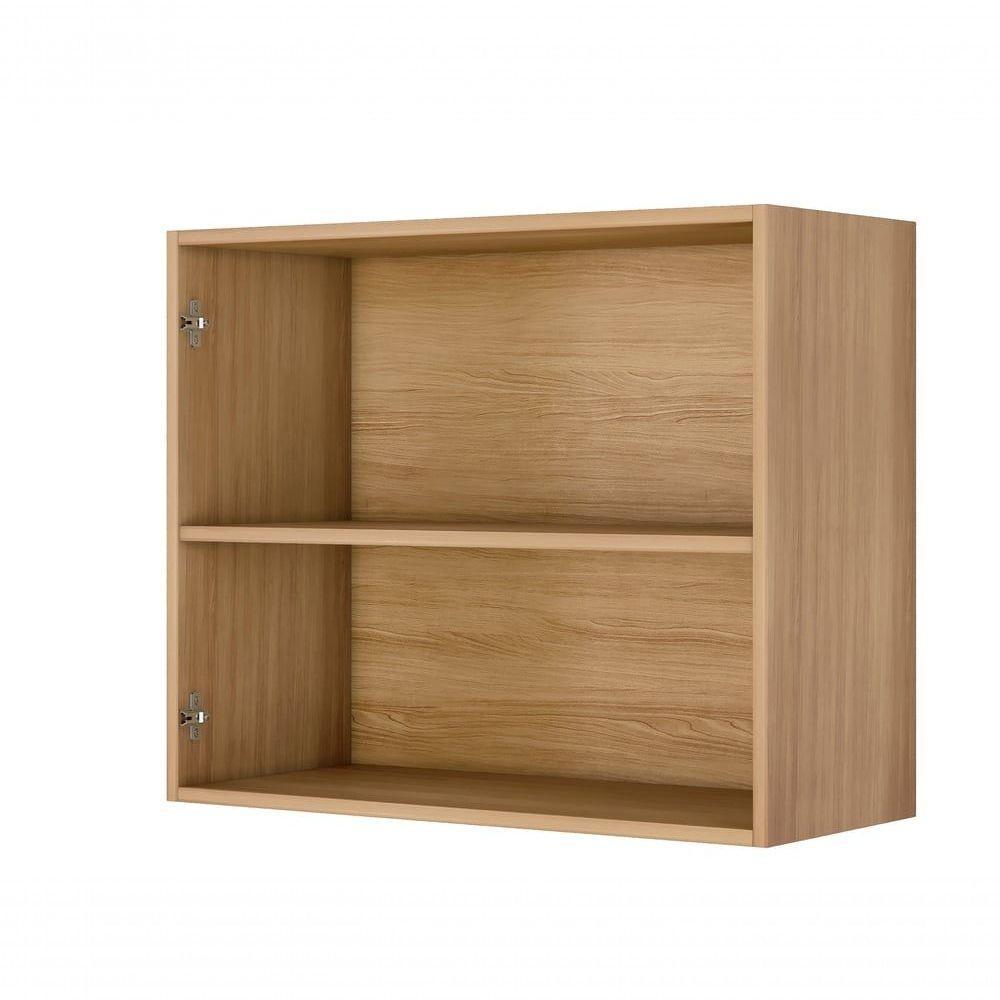 Armário Aéreo Cristal 2 Portas Arte Móveis Cinamomo-grafite - 3