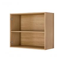 Armário Aéreo Cristal 2 Portas Arte Móveis Cinamomo-grafite - 3