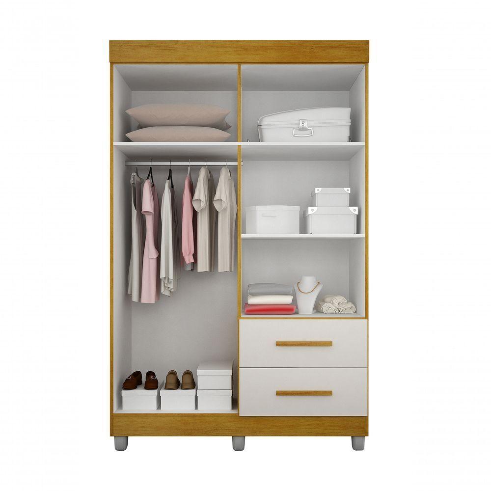 Armario Roupeiro Paris 4 Portas Chf Cinamomo-off White - 2