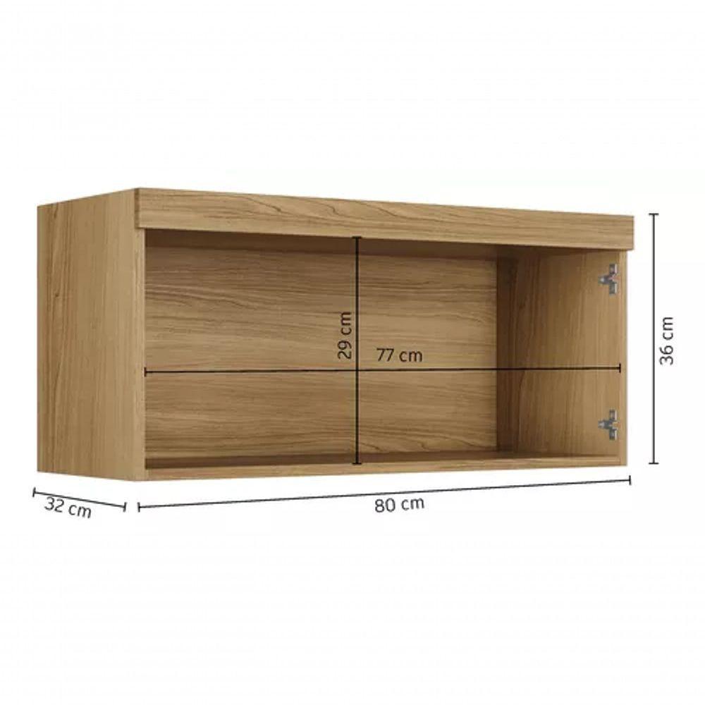 Armario Aéreo Granada 2 Portas Suspenso Arte Moveis Cinamomo-off White - 2