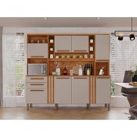 Armário De Cozinha Completo Acácia 8 Portas 2 Gavetas Salleto Cinamomo-off White - 4