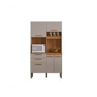 Armário De Cozinha 5 Portas 2 Gavetas Dubai Salleto Cinamomo-off White - 2