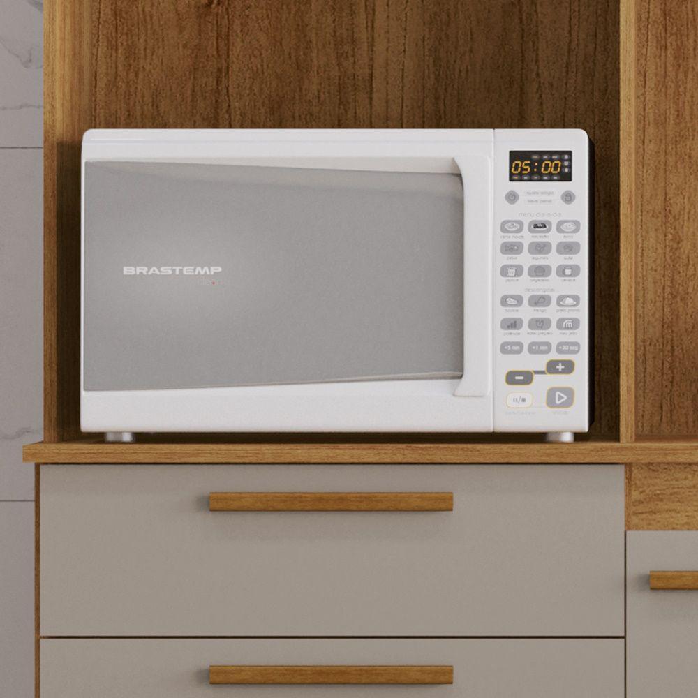 Armário De Cozinha 5 Portas 2 Gavetas Dubai Salleto Branco - 6