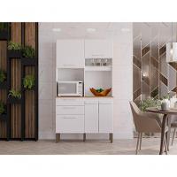 Armário De Cozinha 5 Portas 2 Gavetas Dubai Salleto Branco - 3