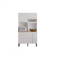 Armário De Cozinha 5 Portas 2 Gavetas Dubai Salleto Branco