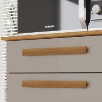 Armário De Cozinha 5 Portas 2 Gavetas Dubai Salleto Branco - 7