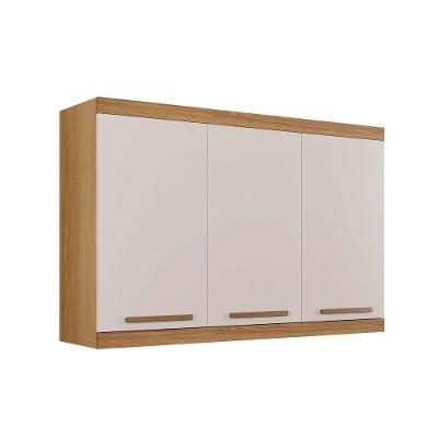 Armário Aéreo Talismã 3 Portas Arte Móveis Cinamomo-off White