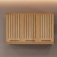 Armário Aéreo Talismã Ripado 3 Portas Arte Móveis Cinamomo - 3