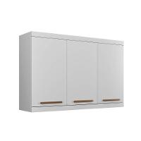 Armário Aéreo Talismã 3 Portas Arte Móveis Branco - 1