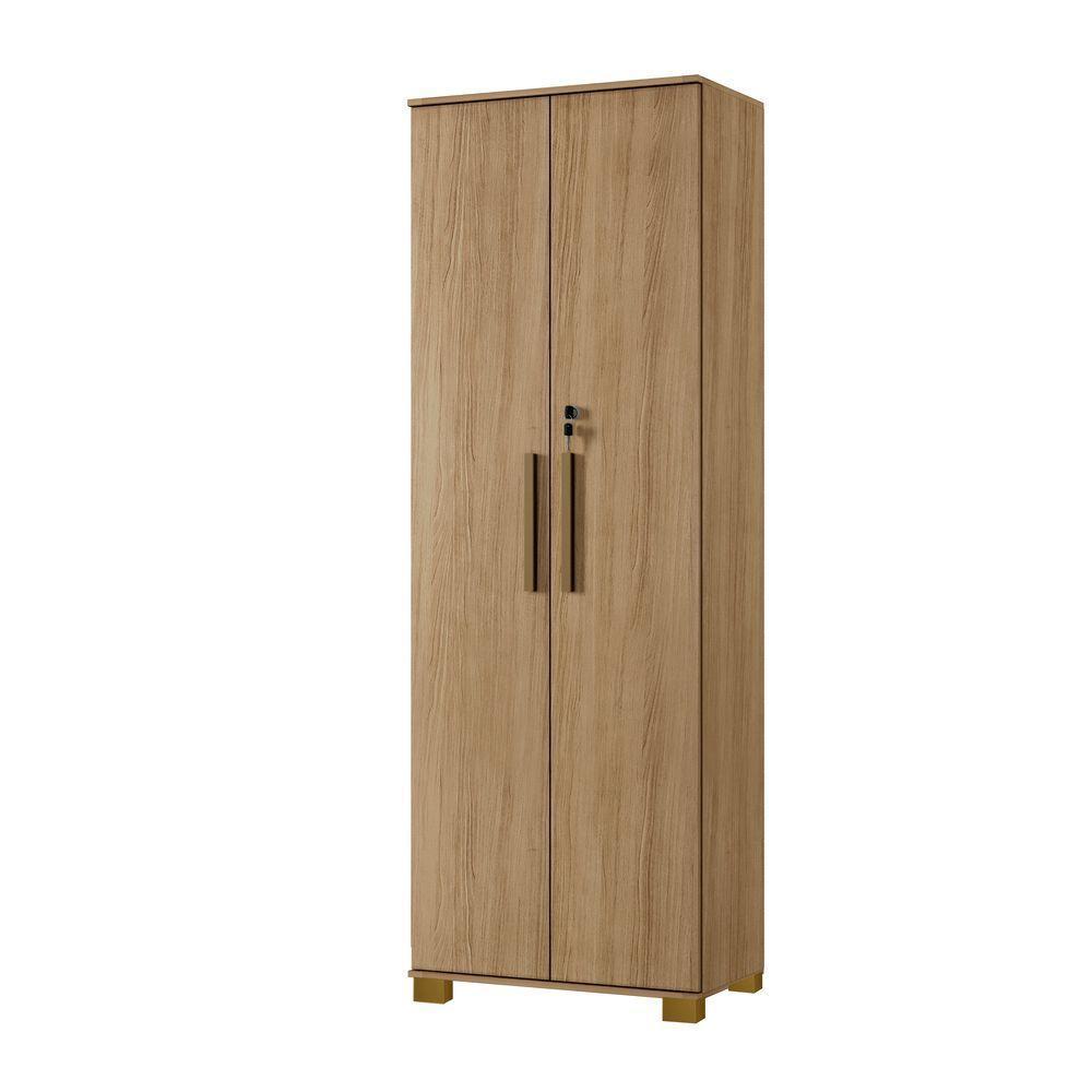 Armário Multiuso Bahia 2 Porta C- Chave 4 Prateleira Interna Arte Móveis Cinamomo - 1