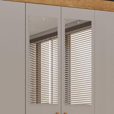 Guarda Roupa Casal Estrela Premium 6 Portas de Bater 2 Gavetas Off-White-Cinamomo