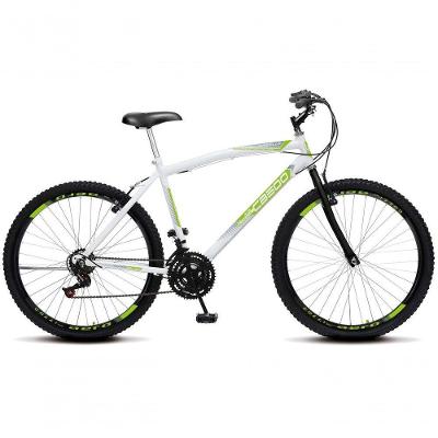 Bicicleta Cazelle Cb 500, Aro 26 Comum Natural, 36 Raias, 18 Marchas, Freios V-brake E Suporte De Guidão Down Hill Colli