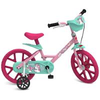 Bicicleta Aro 14 Power Game Bandeirante Rosa - 1
