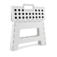 Banqueta Banquinho Portatil Multiuso Plastico Resistente Reforcado Compacto Casa Passeio Viagem - 6