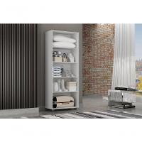 Armário Multiuso Caio 2 Portas Com Chave - Chf Móveis Branco - 2