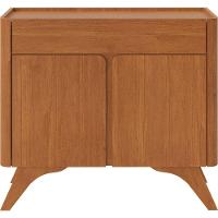 Buffet Aros 2 Portas Pés Madeira Maciça - Mavaular Naturale - 6