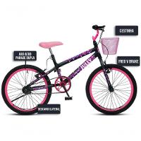 Bicicleta Jully Aro 20 Aero 36 Raias, Freios V-brake Dianteiro E Traseiro, Suporte De Guidão Down Hill E Cestinha - 5