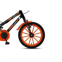 Bicicleta Dinos Spinossauro Aventuras, Aro 16, Quadro 12, Com Freios V-brake, Com Rodas De Apoio E Capa Corrente - 3