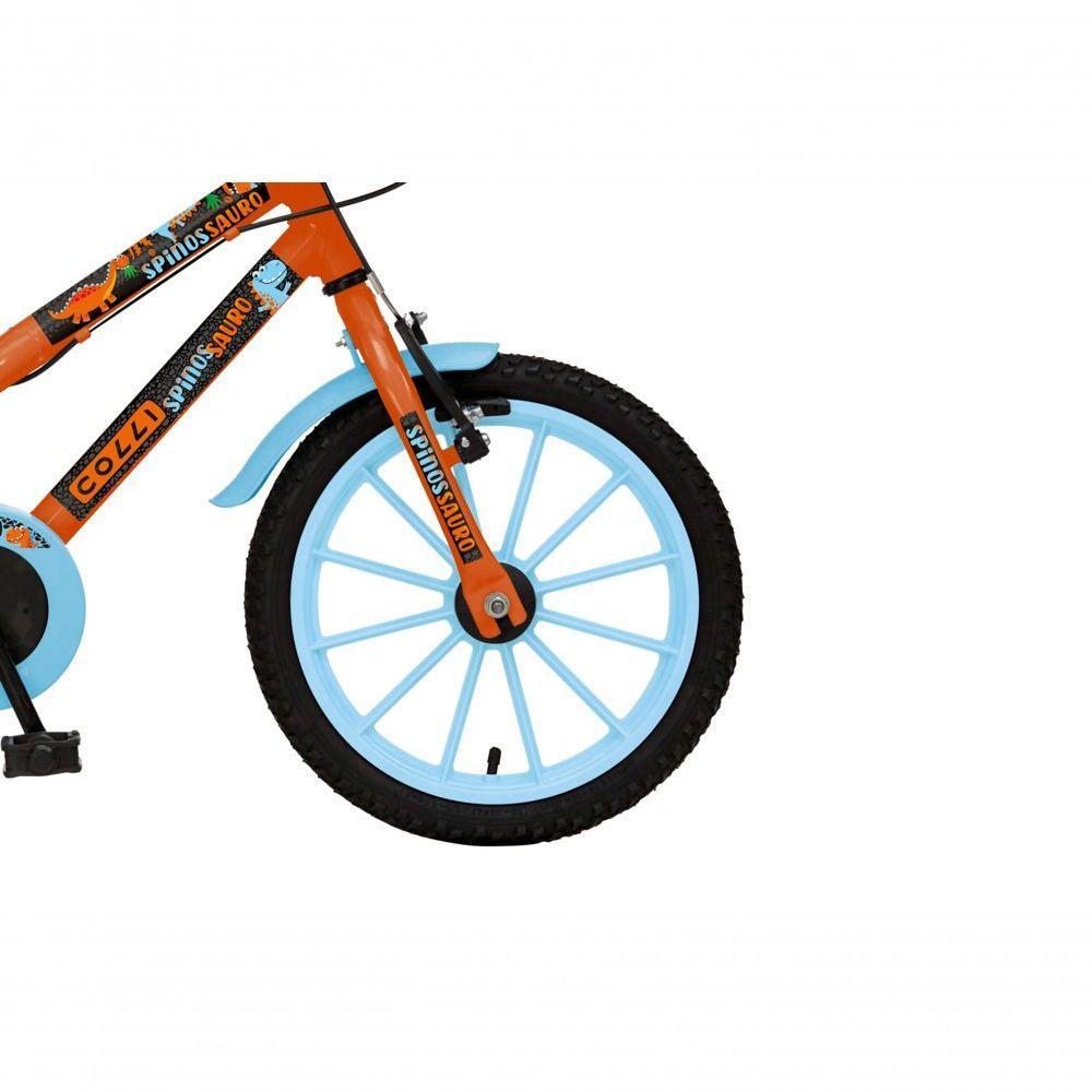Bicicleta Dinos Spinossauro Aventuras, Aro 16, Quadro 12, Com Freios V-brake, Com Rodas De Apoio E Capa Corrente - 3