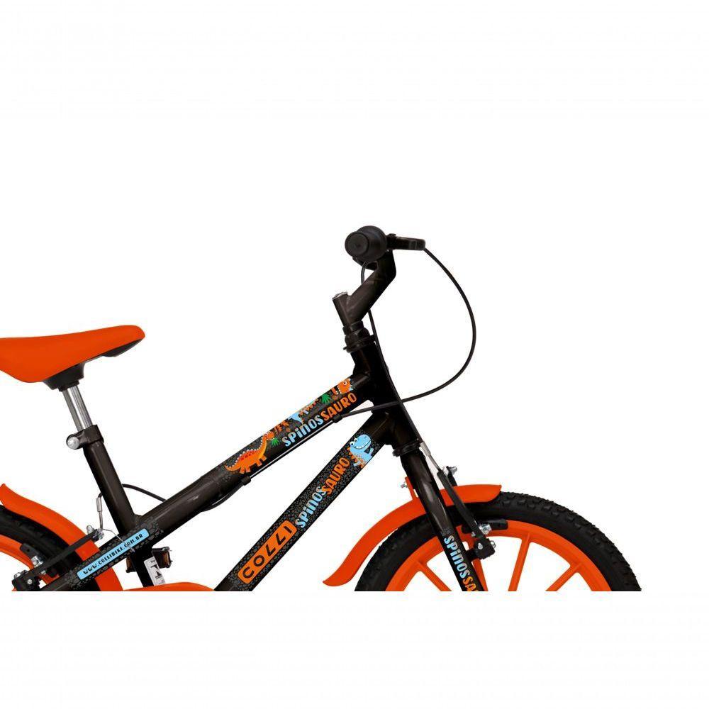 Bicicleta Dinos Spinossauro Aventuras, Aro 16, Quadro 12, Com Freios V-brake, Com Rodas De Apoio E Capa Corrente - 2