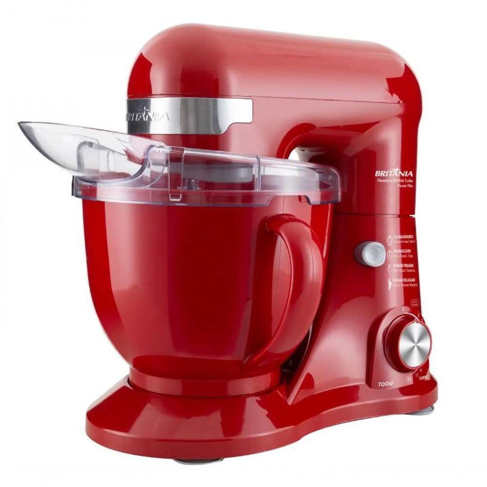 Batedeira Planetaria Britania Power Plus 12vel 700w Bbp7 - 33402186 Vermelho 220V - 1